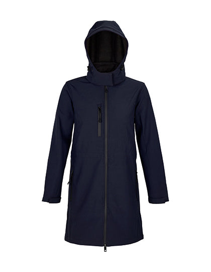 Damen Long Softshell Coat Achille – Bild 4