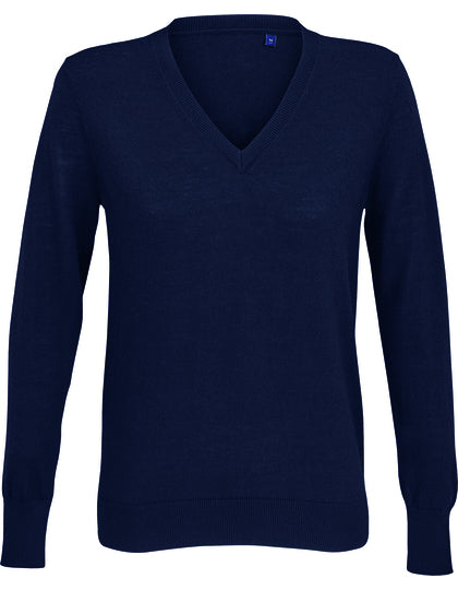 Women´s V-Ausschnitt Pullover – Bild 4