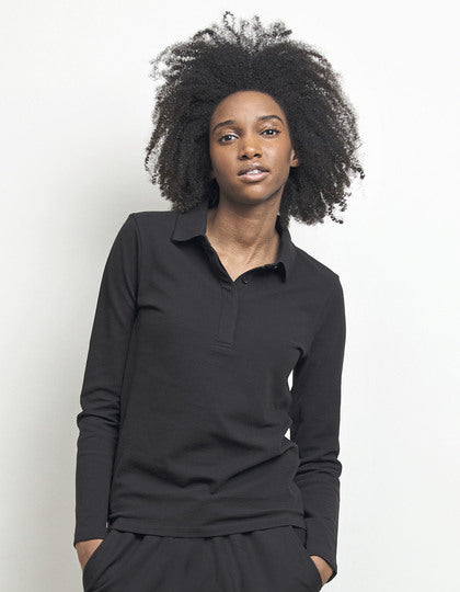 NB4397 Women´s Long Sleeve Polo Shirt Owen – Bild 4