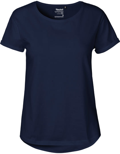 Ladies Roll Up Sleeve T-Shirt – Bild 13