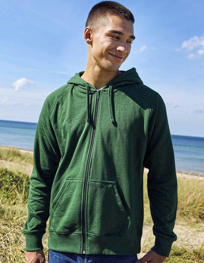 Unisex Tiger Cotton Hoodie mit Reissverschluss – Bild 7
