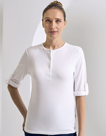 PW318 Women´s Long-John Roll Sleeve Tee – Bild 6
