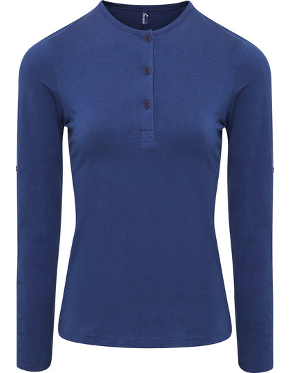 PW318 Women´s Long-John Roll Sleeve Tee – Bild 5