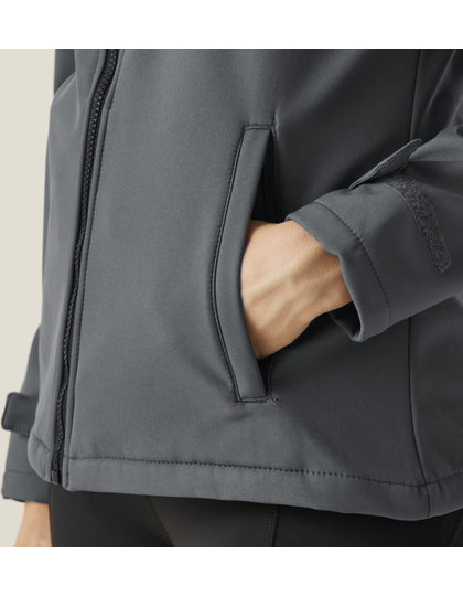 RG702 Women´s Venturer 3-Layer Printable Hooded Softshell Jacket – Bild 9