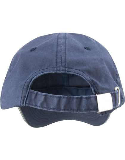 Washed Fine Line Cotton Cap mit Sandwich-Schirm – Bild 5