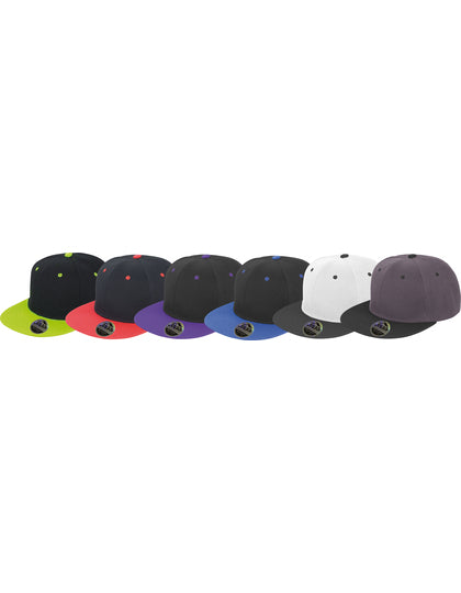 Bronx Original Flat Peak Snapback Dual Colour Cap – Bild 10