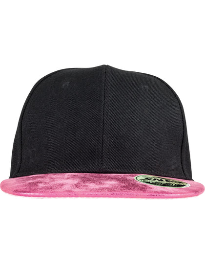 Bronx Flat Glitter Peak Snapback Cap – Bild 6