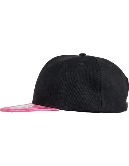 Bronx Flat Glitter Peak Snapback Cap – Bild 9