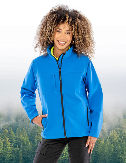 Damen Recycled 3-Layer Classic Softshell-Jacke – Bild 7