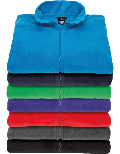 Herren Fleecejacke mit Stehkragen und Reissverschluss-Taschen – Bild 10