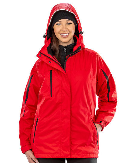 Damen 3-in-1 Journey Jacke mit Softshell-Innenjacke – Bild 5