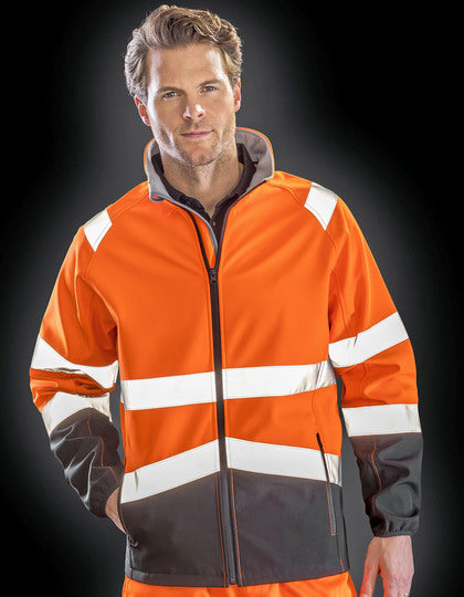 Printable Safety Softshell Jacket – Bild 3