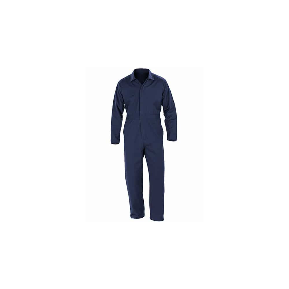 Recycled Action Overall With Zip Front in navy - bedruckbar und bestickbar
