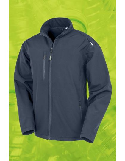 Recycled 3-Layer Printable Softshell Jacke – Bild 4