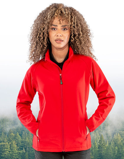Damen Recycled 2-Layer Printable Softshell-Jacke – Bild 6
