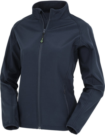 Damen Recycled 2-Layer Printable Softshell-Jacke – Bild 7