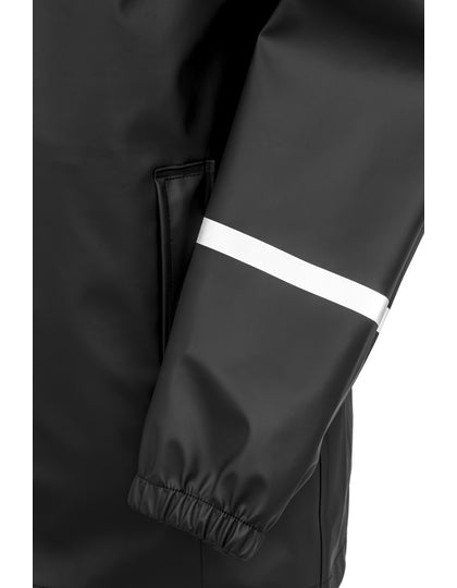 Prism PU wasserdichte Jacke mit reflektierenden Streifen und recyceltem Rückenteil – Bild 6