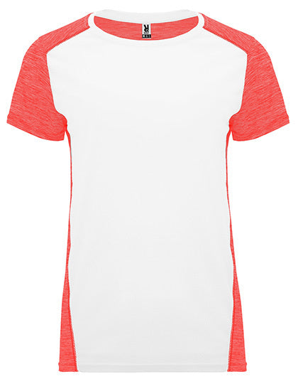 White 01 / Heather Fluor Coral 244