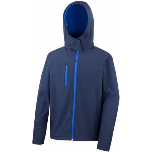 Men´s TX Performance Hooded Soft Jacket in Front - bedruckbar und bestickbar