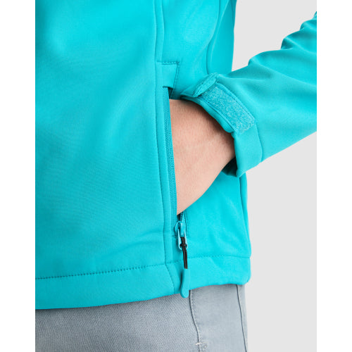 Nebraska Softshell Jacket in Detail 5 - bedruckbar und bestickbar