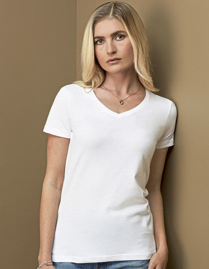 Classic-T V-Ausschnitt Damen – Bild 18