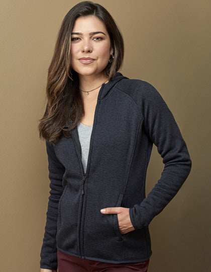 Lux Hooded Knitfleece Jacket Women – Bild 5
