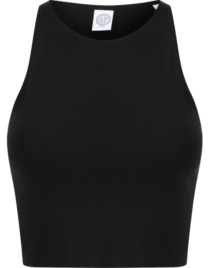 Damen Cropped Top, ärmellos – Bild 4