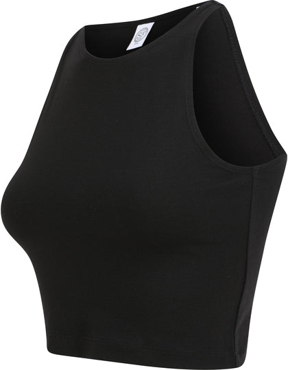 Damen Cropped Top, ärmellos – Bild 6
