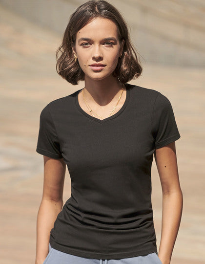 SF122 Women´s Feel Good Stretch V-Neck T – Bild 4