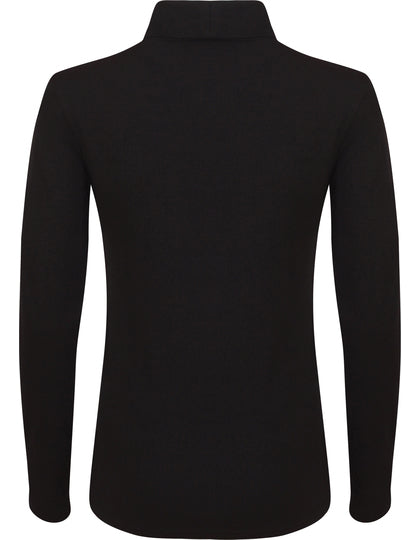 Damen Rollkragen-Top aus Stretch-Jersey – Bild 3