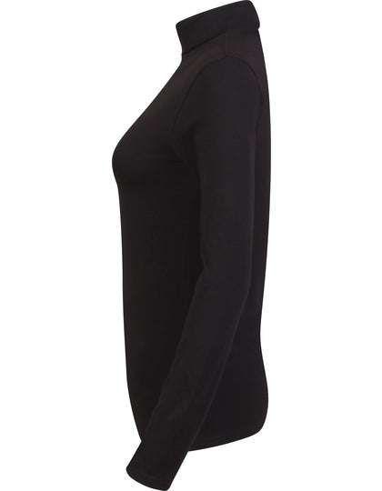 Damen Rollkragen-Top aus Stretch-Jersey – Bild 5