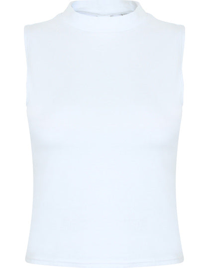 Damen High Neck Crop Vest – Bild 4