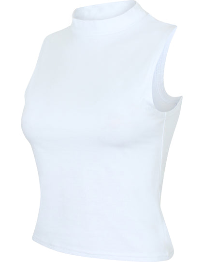 Damen High Neck Crop Vest – Bild 7