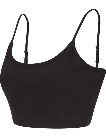 Damen Cropped Cami Top aus recycelter Baumwolle – Bild 6