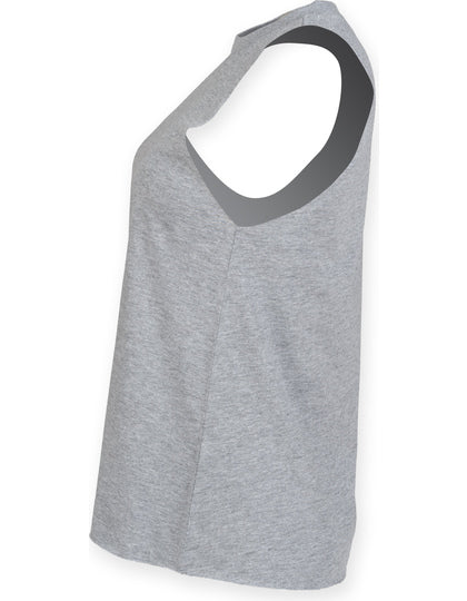 SF232 Women´s High Neck Slash Armhole Vest – Bild 7