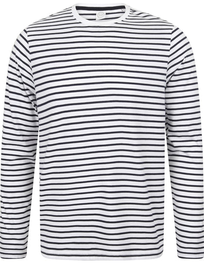 Unisex Langarmshirt mit Streifen – Bild 3