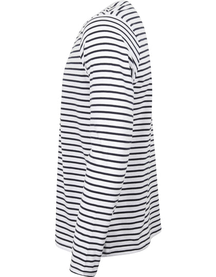 Unisex Langarmshirt mit Streifen – Bild 6