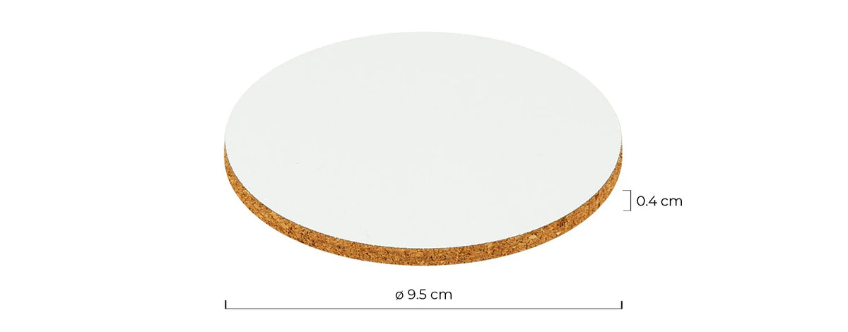SUBLI WHITE ROUND
