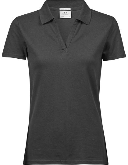 TJ1409 Women´s Luxury Stretch V-Neck Polo – Bild 4