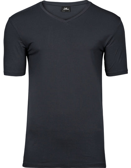 Stretch V-Neck Tee – Bild 4