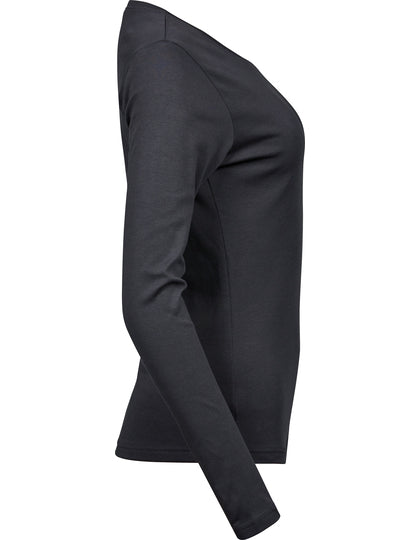 TJ590 Women´s Long Sleeve Interlock Tee – Bild 8