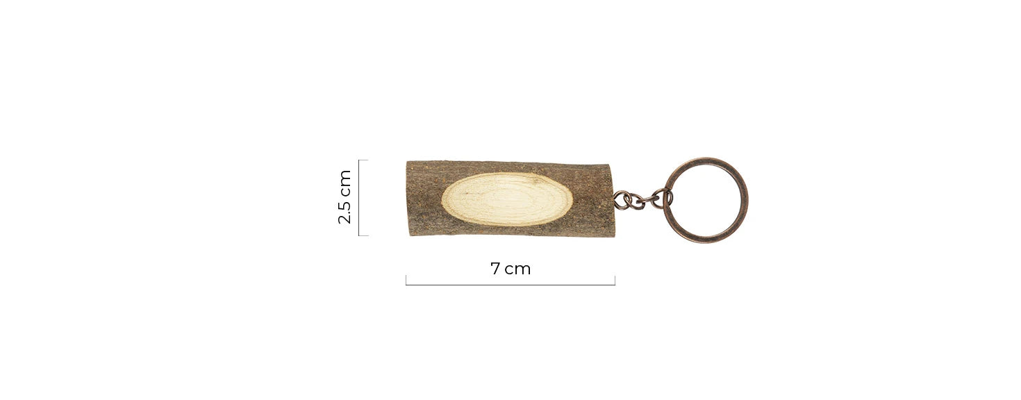 TEAK Schlüsselanhänger - Werbeartikel bedruckbar | Holz