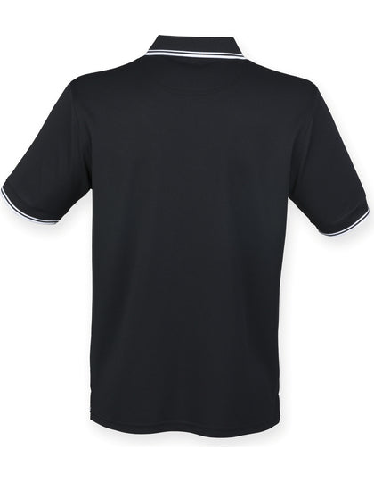 Men's Coolplus® Kurzarm-Polo mit Kontraststreifen – Bild 7