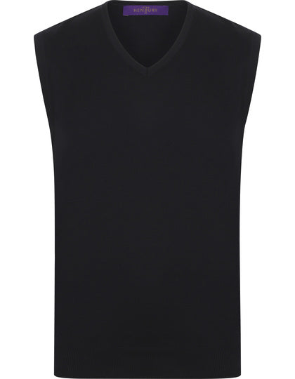 Leichter ärmelloser V-Ausschnitt-Pullover – Bild 4