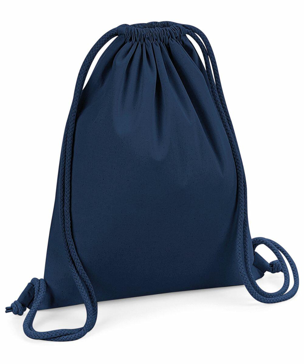 Organic Premium Cotton Gymsac in Front - bedruckbar und bestickbar