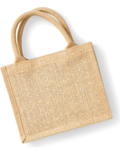 Shimmer Jute Mini Gift Bag – Bild 4