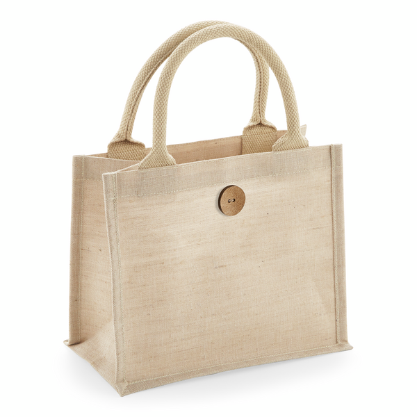Juco Mini Gift Bag in Front - bedruckbar und bestickbar