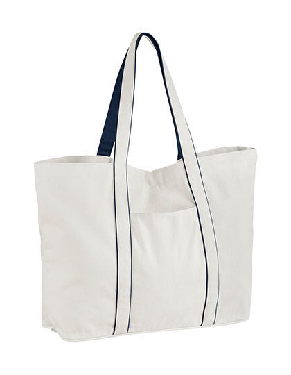 Soft White / French Navy