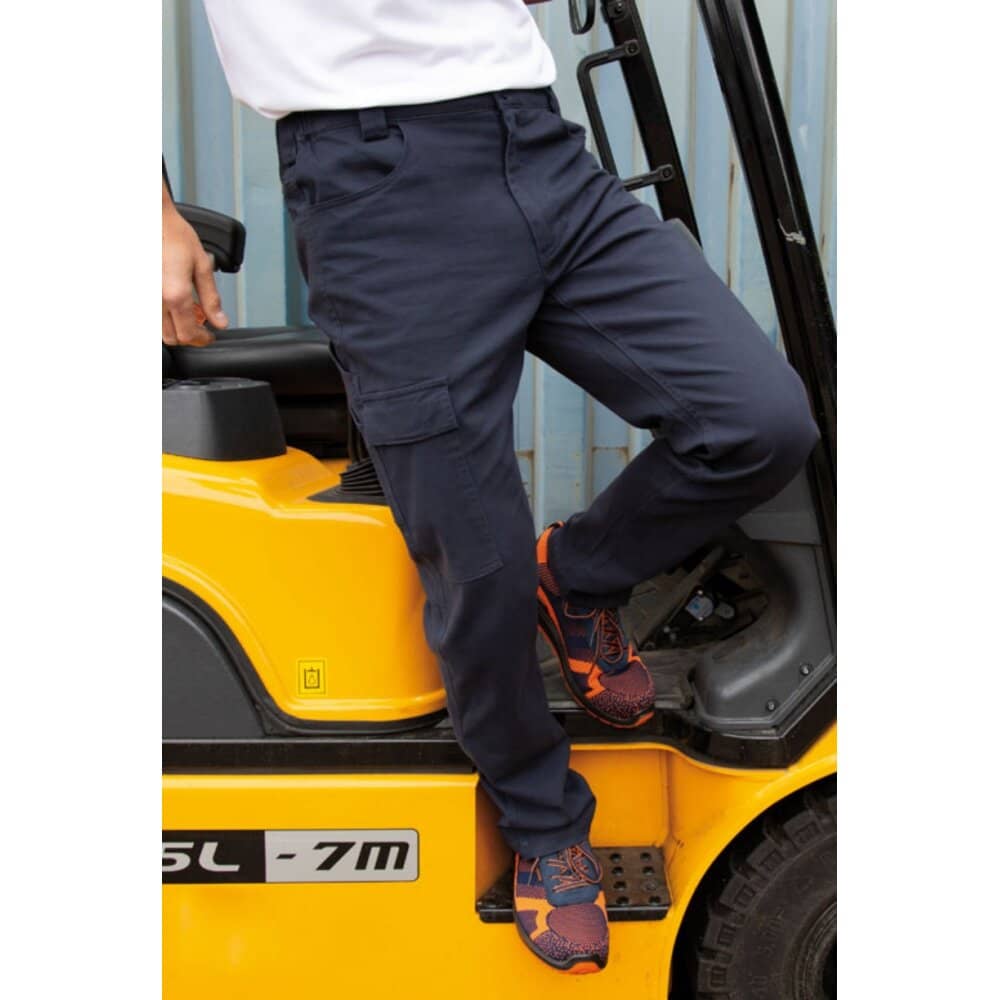 Super Stretch Slim Chino in Rueckseite - bedruckbar und bestickbar