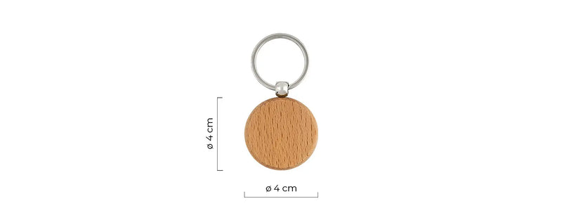 WOODY Schlüsselanhänger - Werbeartikel bedruckbar | Holz